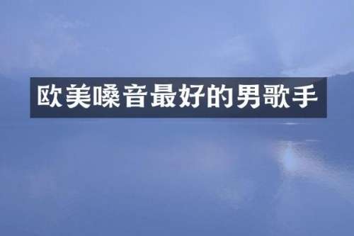 欧美嗓音最好的男歌手