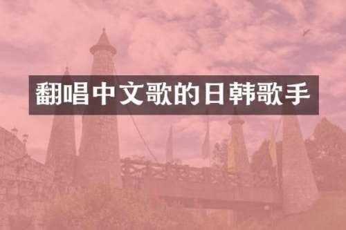 翻唱中文歌的日韩歌手