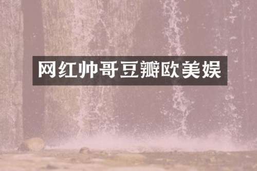 网红帅哥豆瓣欧美娱