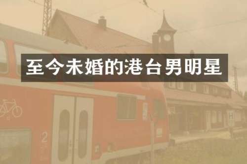 至今未婚的港台男明星