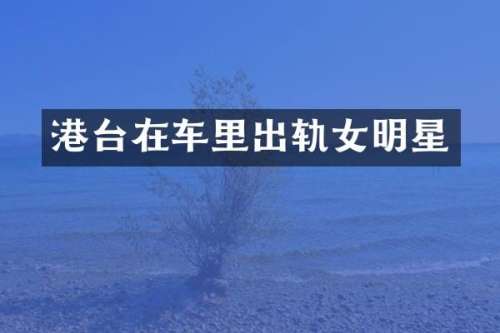 港台在车里出轨女明星