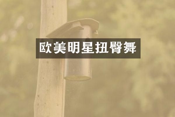 欧美明星扭臀舞