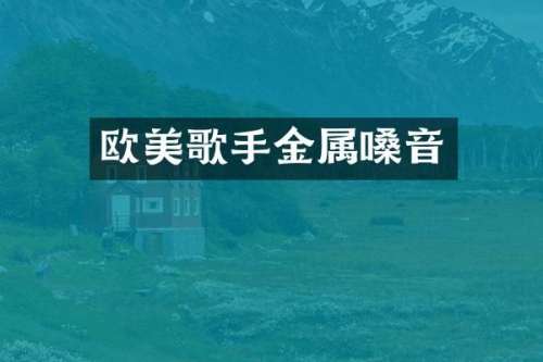 欧美歌手金属嗓音