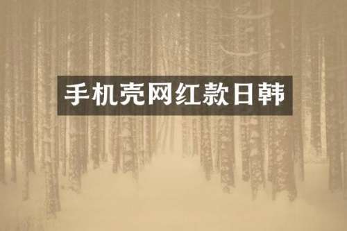 手机壳网红款日韩