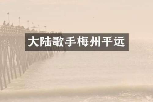 大陆歌手梅州平远