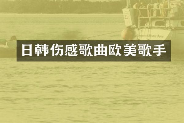日韩伤感歌曲欧美歌手