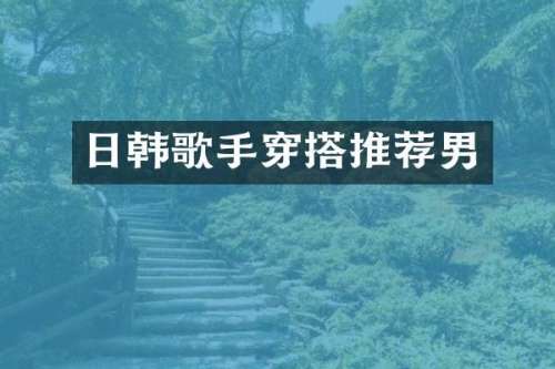 日韩歌手穿搭推荐男