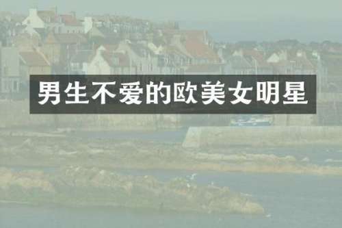 男生不爱的欧明星