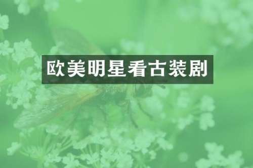 欧美明星看古装剧