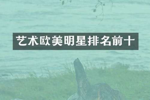 艺术欧美明星排名前十