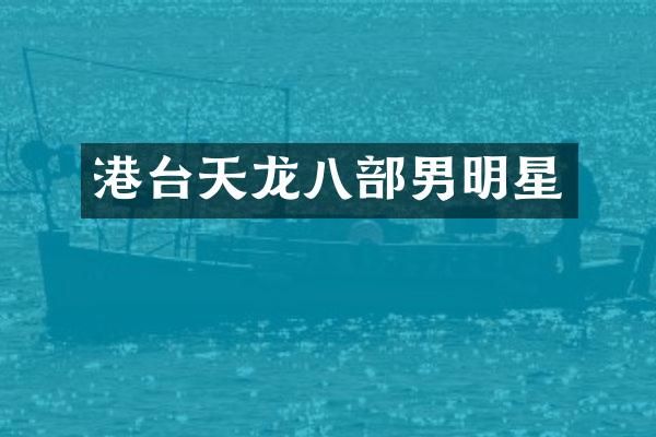 港台天龙八部男明星
