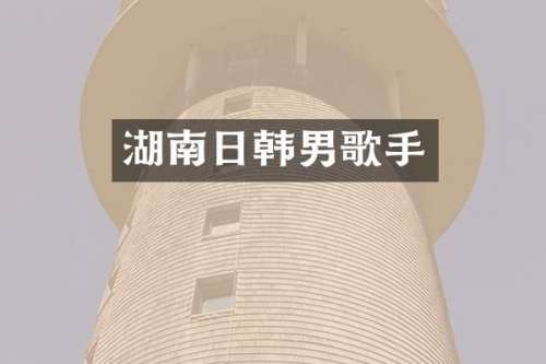 湖南日韩男歌手