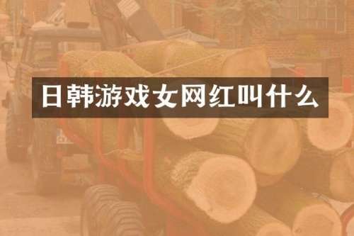 日韩游戏女网红叫什么