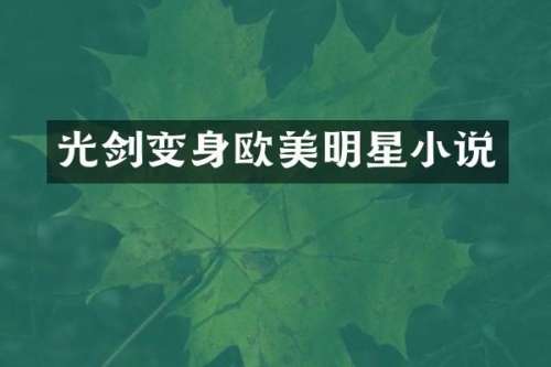 光剑变身欧美明星小说