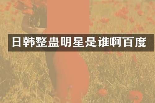 日韩整蛊明星是谁啊百度