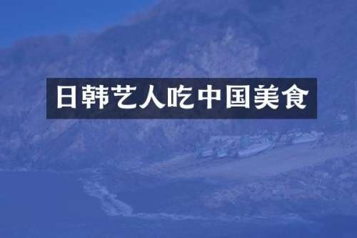 日韩艺人吃中国美食