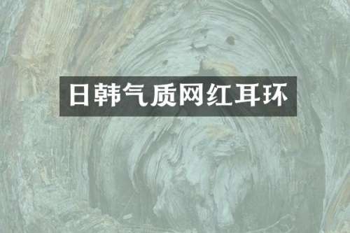 日韩气质网红耳环