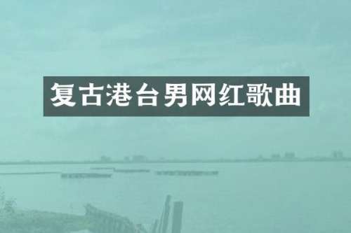 复古港台男网红歌曲