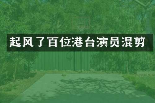 起风了百位港台演员混剪