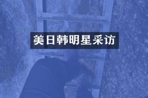 美日韩明星采访