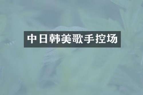 中日韩美歌手控场