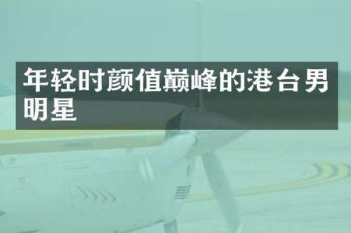 年轻时颜值巅峰的港台男明星