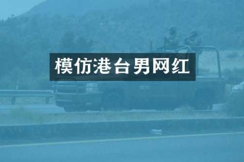 模仿港台男网红