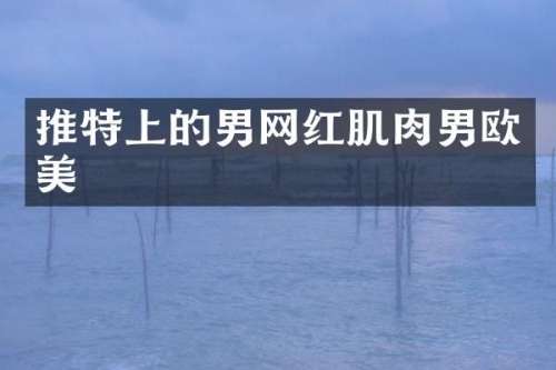 推特上的男网红肌肉男欧美