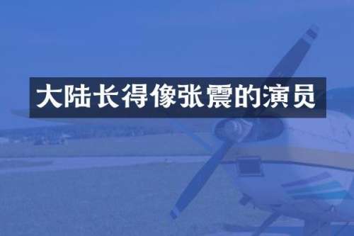 大陆长得像的演员