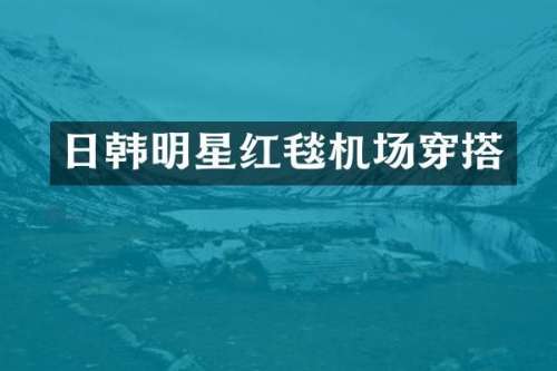 日韩明星红毯机场穿搭