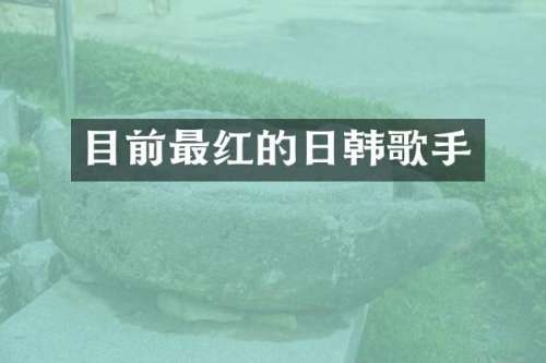 目前最红的日韩歌手