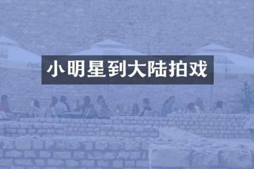 小明星到大陆拍戏