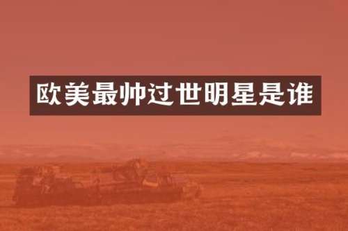 欧美最帅过世明星是谁