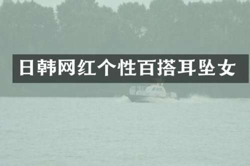 日韩网红个性百搭耳坠女