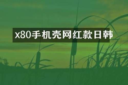 x80手机壳网红款日韩