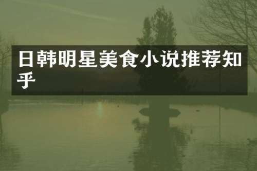 日韩明星美食小说推荐知乎