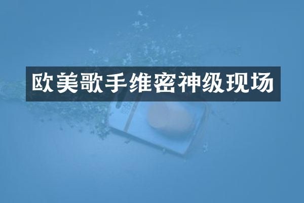 欧美歌手维密神级现场