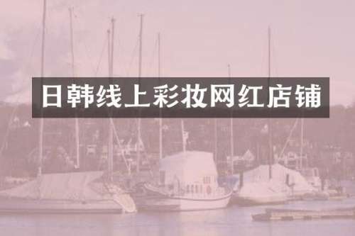 日韩线上彩妆网红店铺