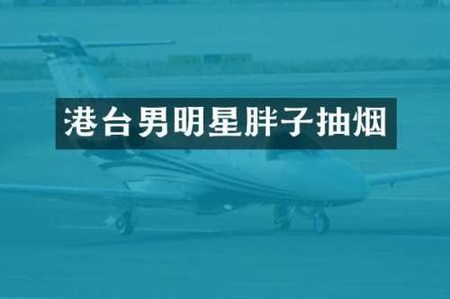 港台男明星胖子抽烟