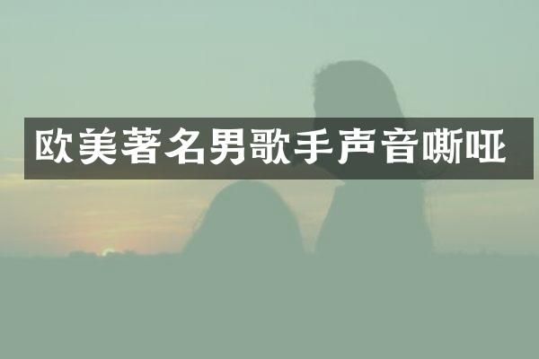 欧美著名男歌手声音嘶哑