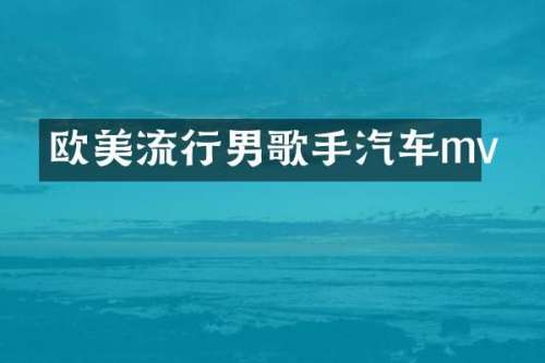 欧美流行男歌手汽车mv