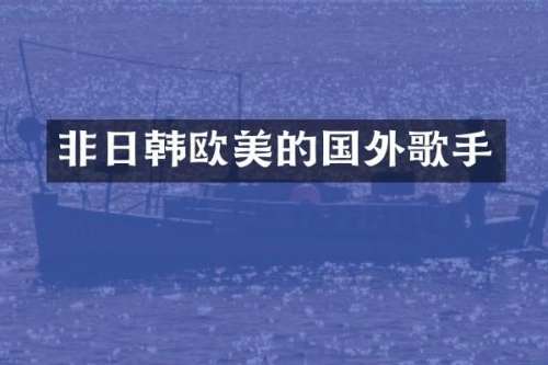 非日韩欧美的国外歌手