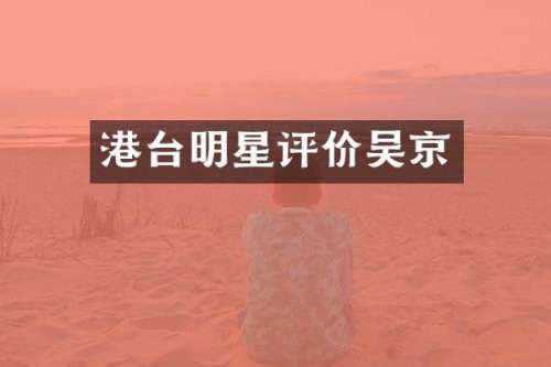 港台明星评价吴京