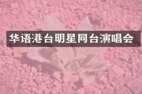华语港台明星同台演唱会