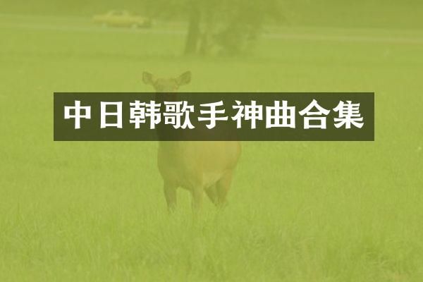 中日韩歌手神曲