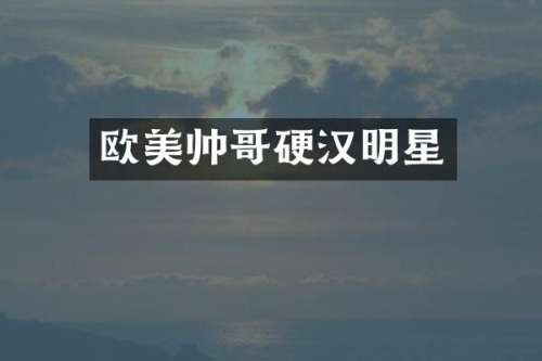 欧美帅哥硬汉明星
