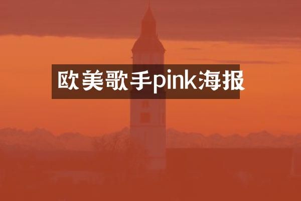 欧美歌手pink海报