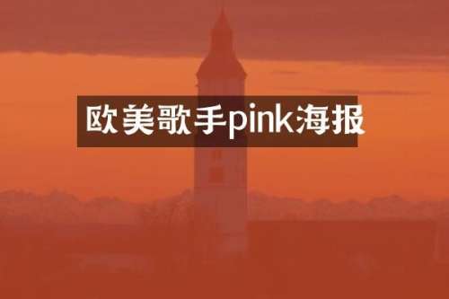 欧美歌手pink海报