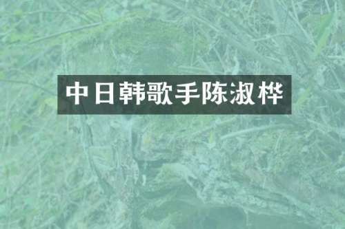 中日韩歌手陈淑桦