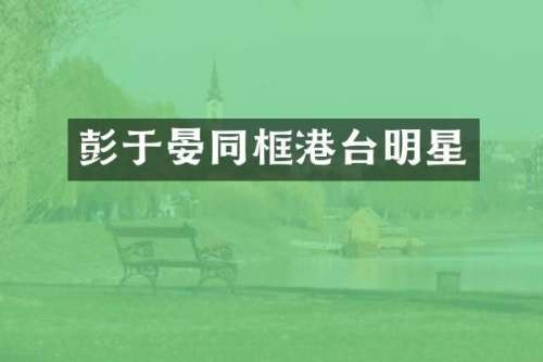 彭于晏同框港台明星
